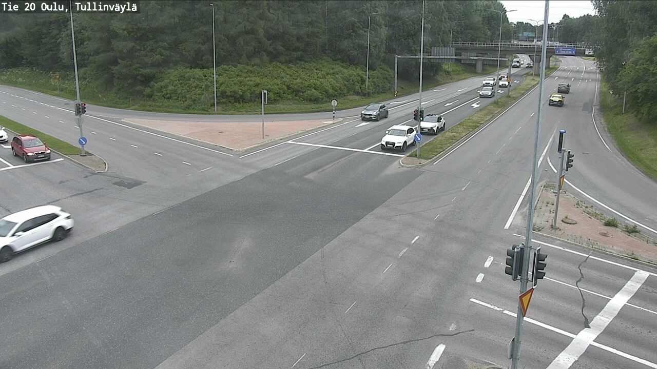 Weather Camera Image Väg 20 Uleåborg, Tullinväylä, Oulu, Pohjois-Pohjanmaa