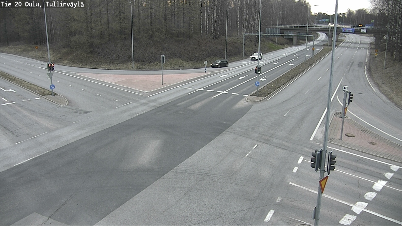 Weather Camera Image Road 20 Oulu, Tullinväylä, Oulu, Pohjois-Pohjanmaa