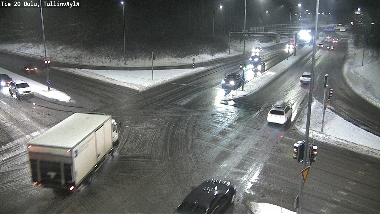 Weather Camera Image Väg 20 Uleåborg, Tullinväylä, Oulu, Pohjois-Pohjanmaa