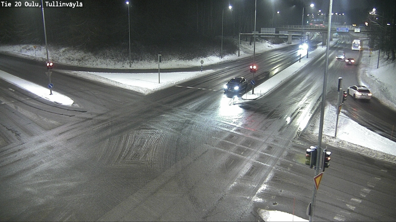 Weather Camera Image Väg 20 Uleåborg, Tullinväylä, Oulu, Pohjois-Pohjanmaa