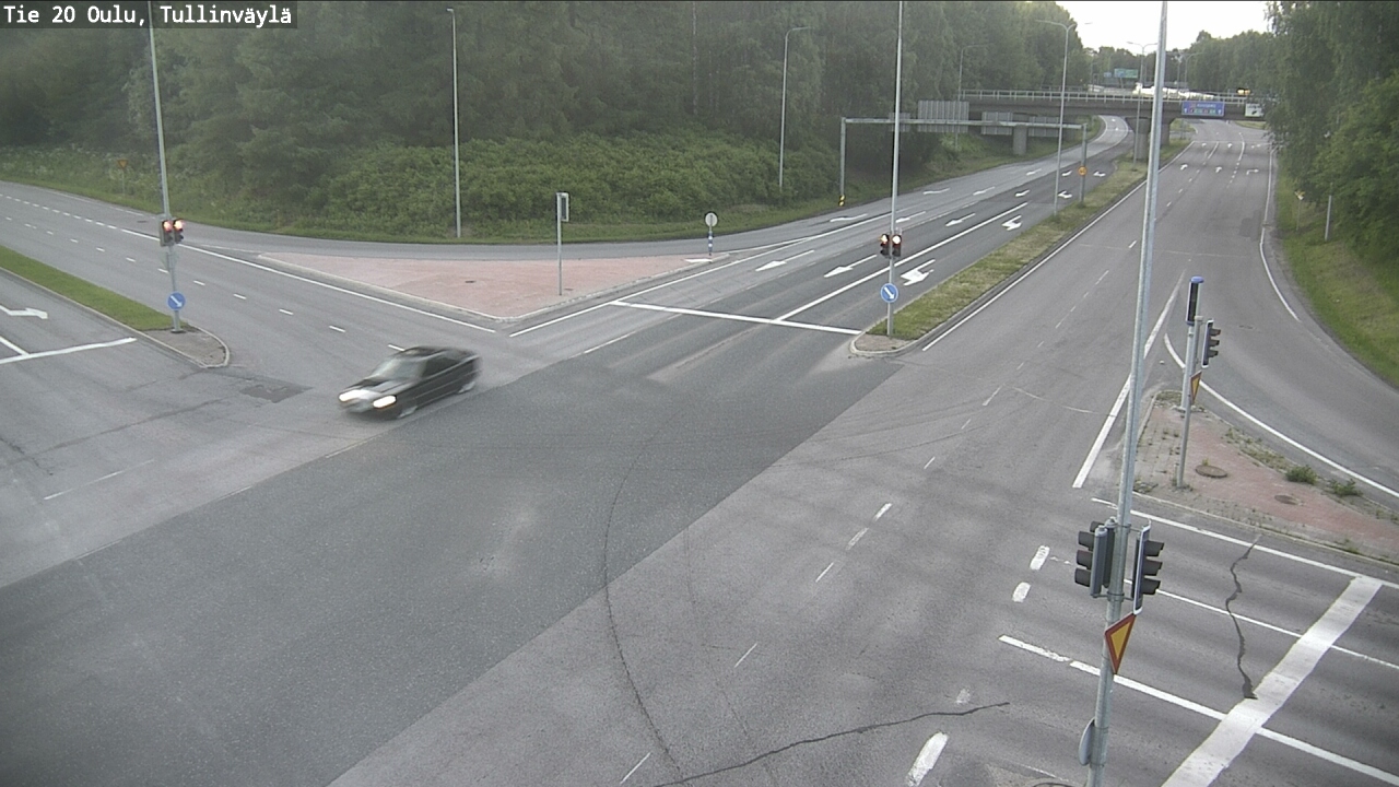 Weather Camera Image Väg 20 Uleåborg, Tullinväylä, Oulu, Pohjois-Pohjanmaa