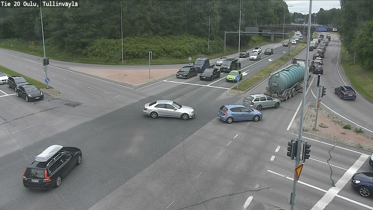Weather Camera Image Väg 20 Uleåborg, Tullinväylä, Oulu, Pohjois-Pohjanmaa