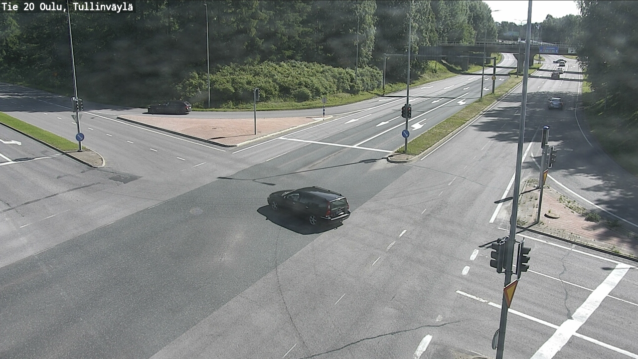 Weather Camera Image Väg 20 Uleåborg, Tullinväylä, Oulu, Pohjois-Pohjanmaa