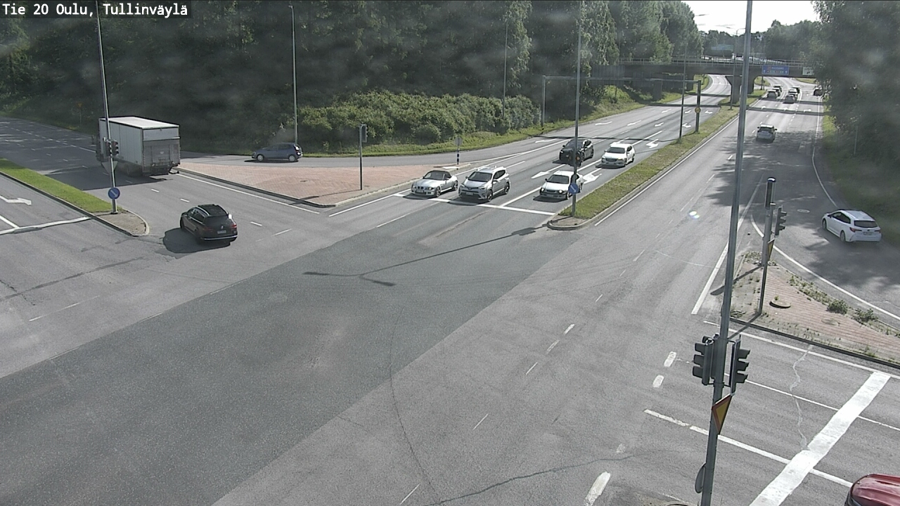 Weather Camera Image Väg 20 Uleåborg, Tullinväylä, Oulu, Pohjois-Pohjanmaa