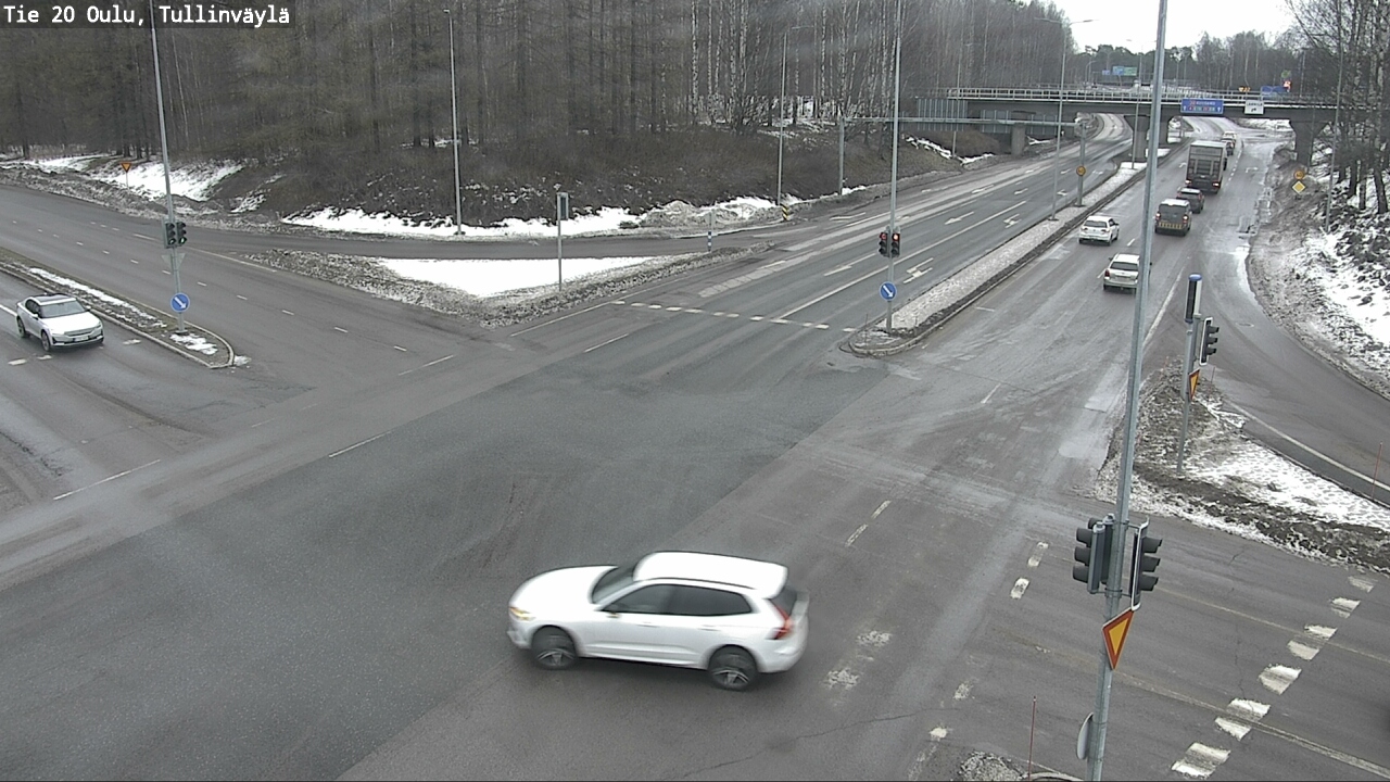 Weather Camera Image Road 20 Oulu, Tullinväylä, Oulu, Pohjois-Pohjanmaa