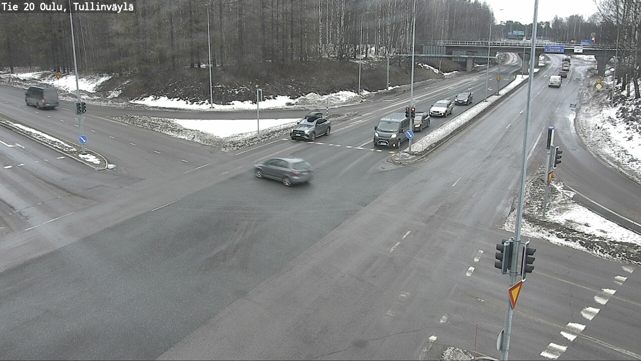 Weather Camera Image Road 20 Oulu, Tullinväylä, Oulu, Pohjois-Pohjanmaa
