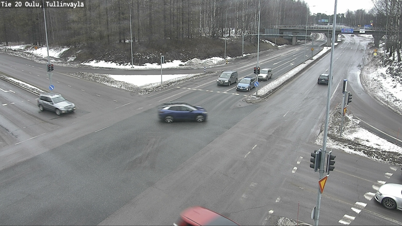 Weather Camera Image Road 20 Oulu, Tullinväylä, Oulu, Pohjois-Pohjanmaa