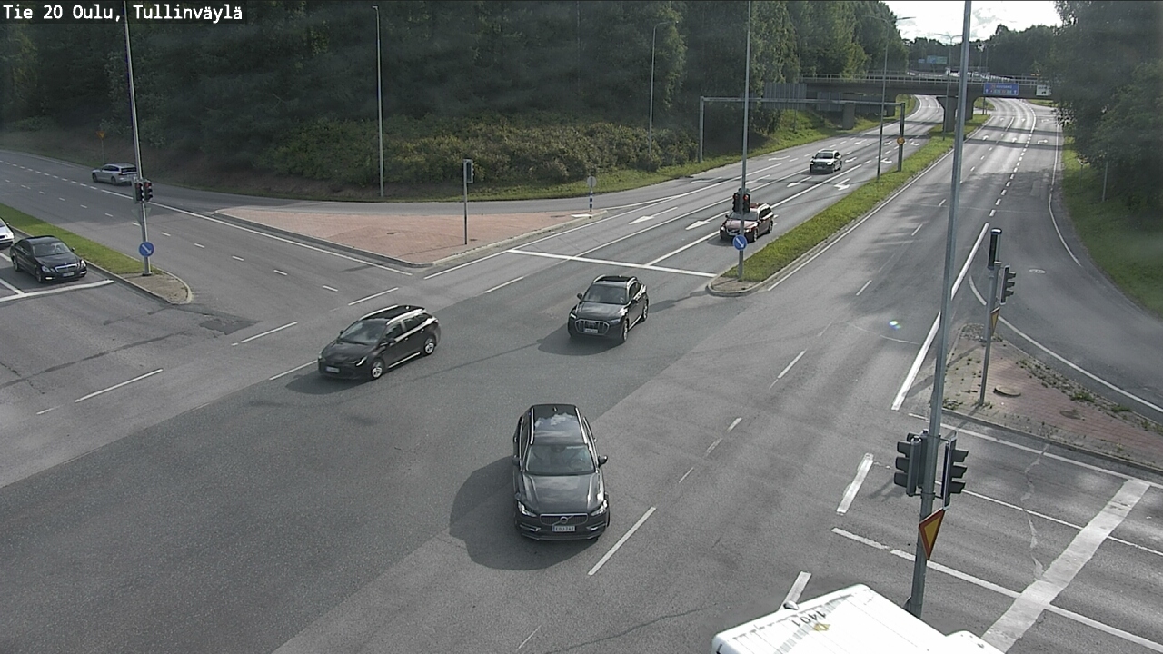 Weather Camera Image Väg 20 Uleåborg, Tullinväylä, Oulu, Pohjois-Pohjanmaa