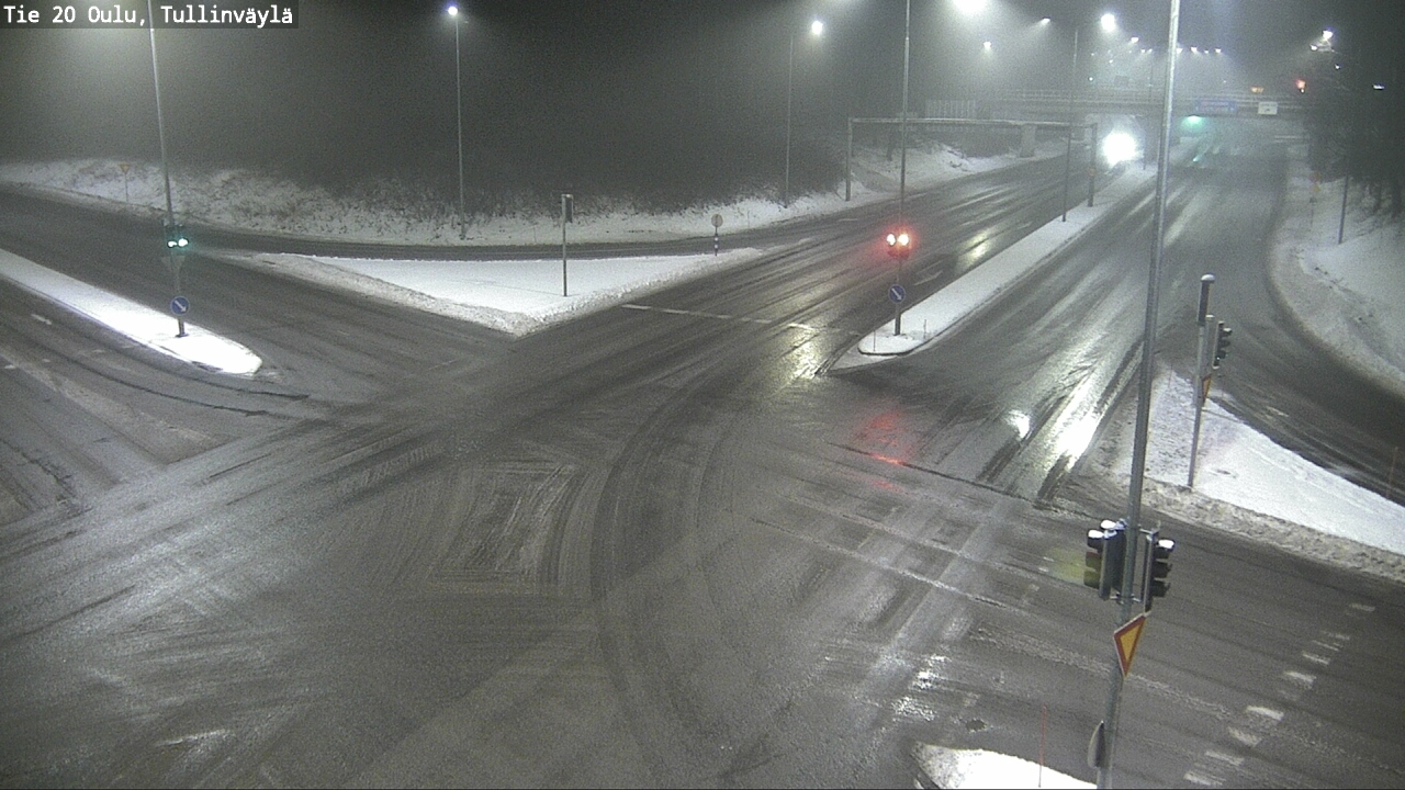 Weather Camera Image Väg 20 Uleåborg, Tullinväylä, Oulu, Pohjois-Pohjanmaa