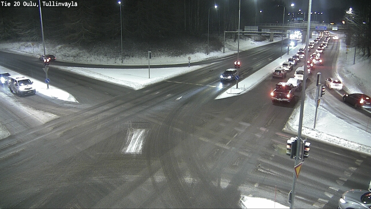 Weather Camera Image Väg 20 Uleåborg, Tullinväylä, Oulu, Pohjois-Pohjanmaa