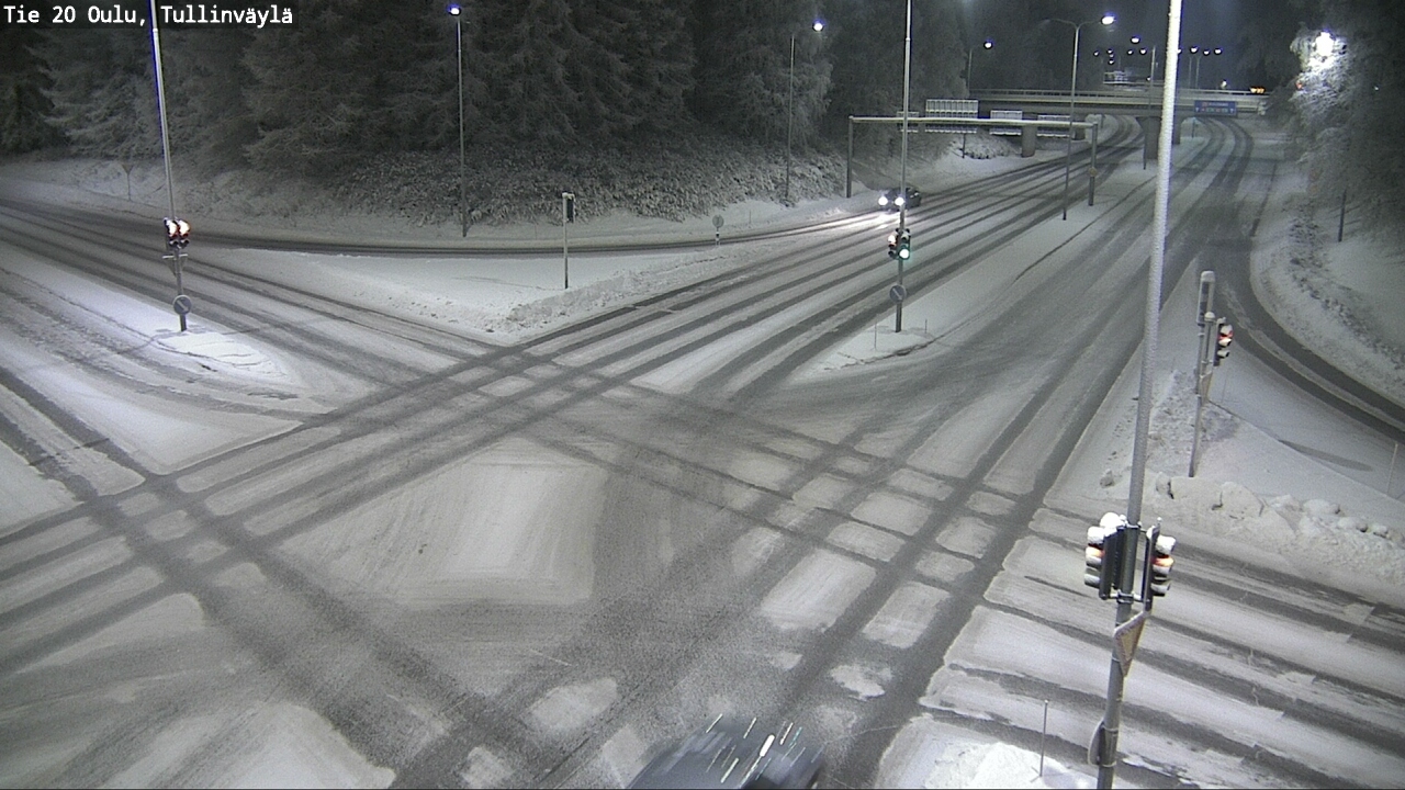 Weather Camera Image Road 20 Oulu, Tullinväylä, Oulu, Pohjois-Pohjanmaa