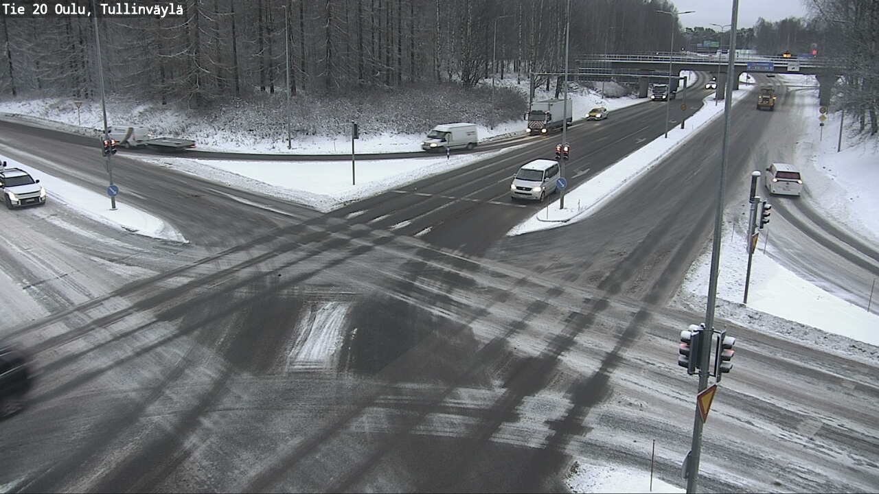 Weather Camera Image Väg 20 Uleåborg, Tullinväylä, Oulu, Pohjois-Pohjanmaa