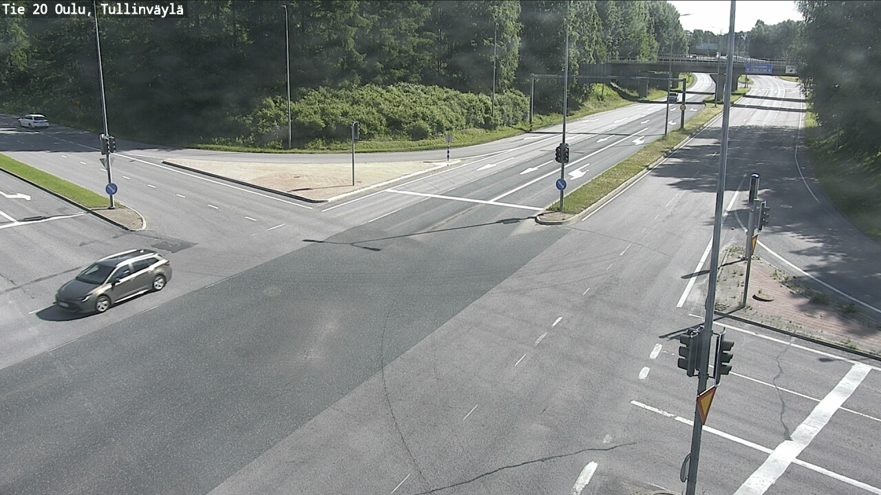 Weather Camera Image Väg 20 Uleåborg, Tullinväylä, Oulu, Pohjois-Pohjanmaa