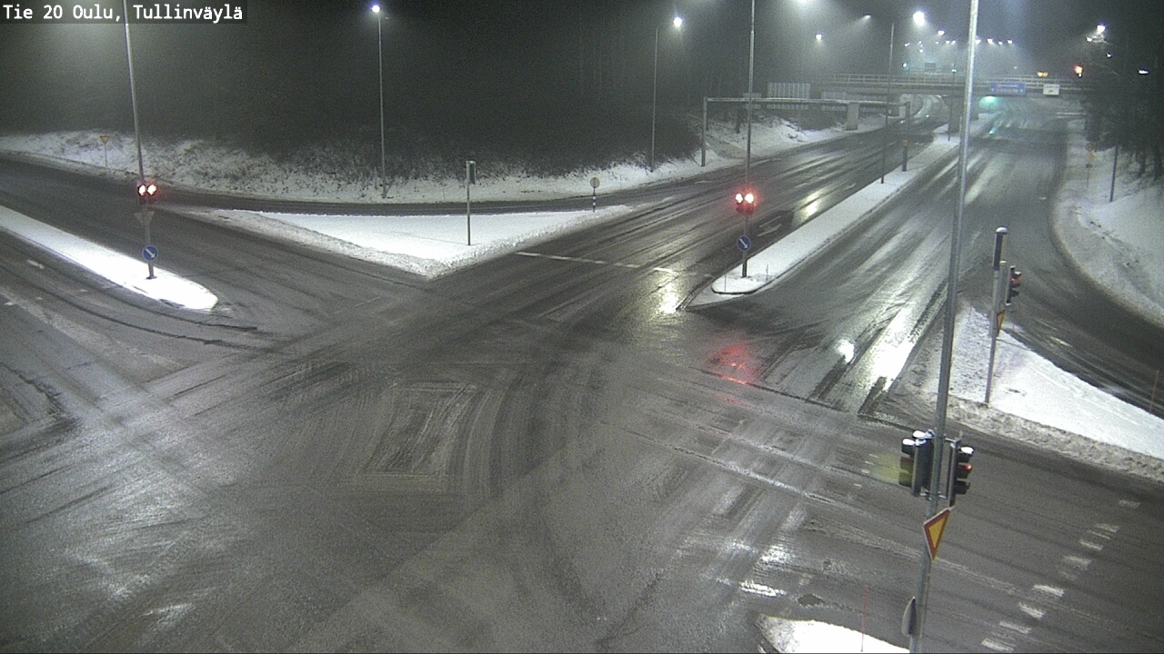 Weather Camera Image Väg 20 Uleåborg, Tullinväylä, Oulu, Pohjois-Pohjanmaa