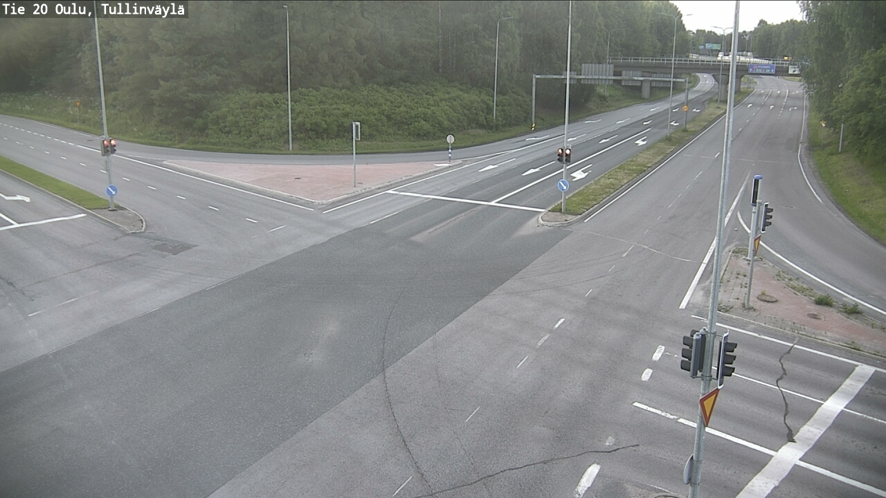 Weather Camera Image Väg 20 Uleåborg, Tullinväylä, Oulu, Pohjois-Pohjanmaa