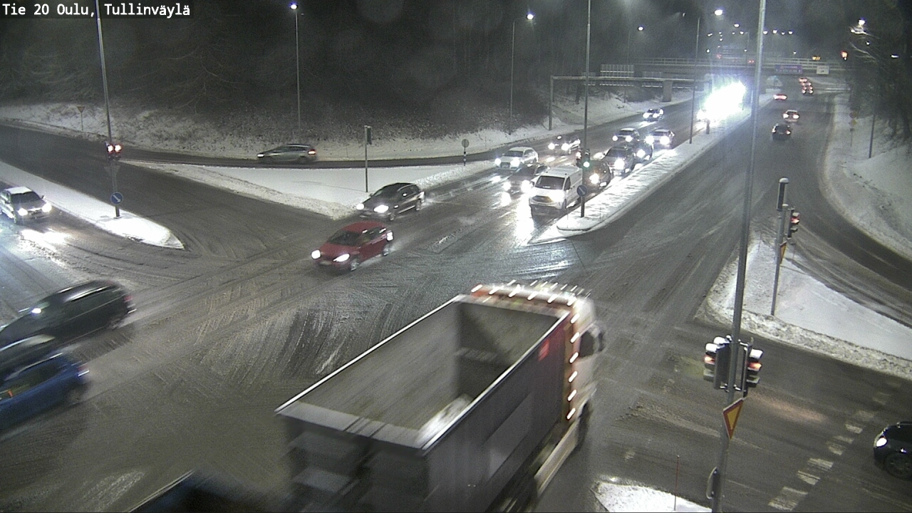 Weather Camera Image Väg 20 Uleåborg, Tullinväylä, Oulu, Pohjois-Pohjanmaa