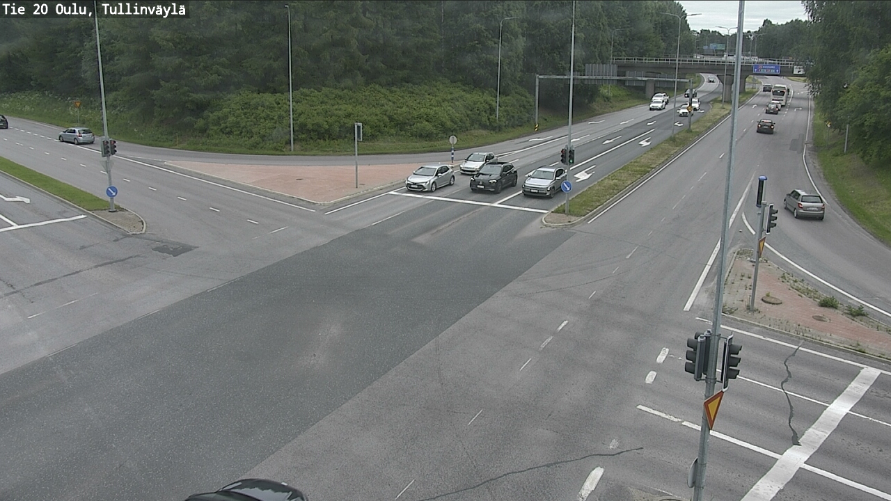 Weather Camera Image Väg 20 Uleåborg, Tullinväylä, Oulu, Pohjois-Pohjanmaa