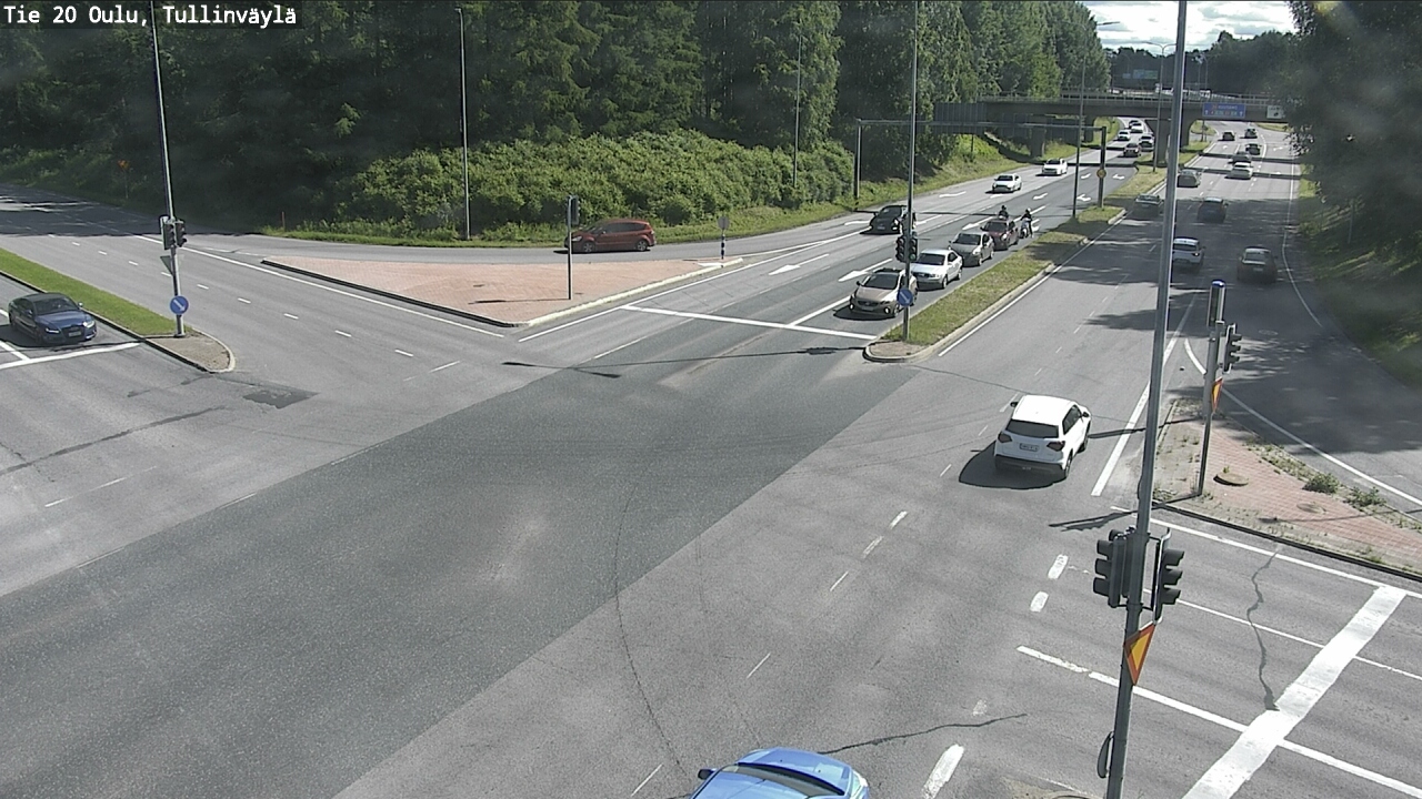 Weather Camera Image Väg 20 Uleåborg, Tullinväylä, Oulu, Pohjois-Pohjanmaa