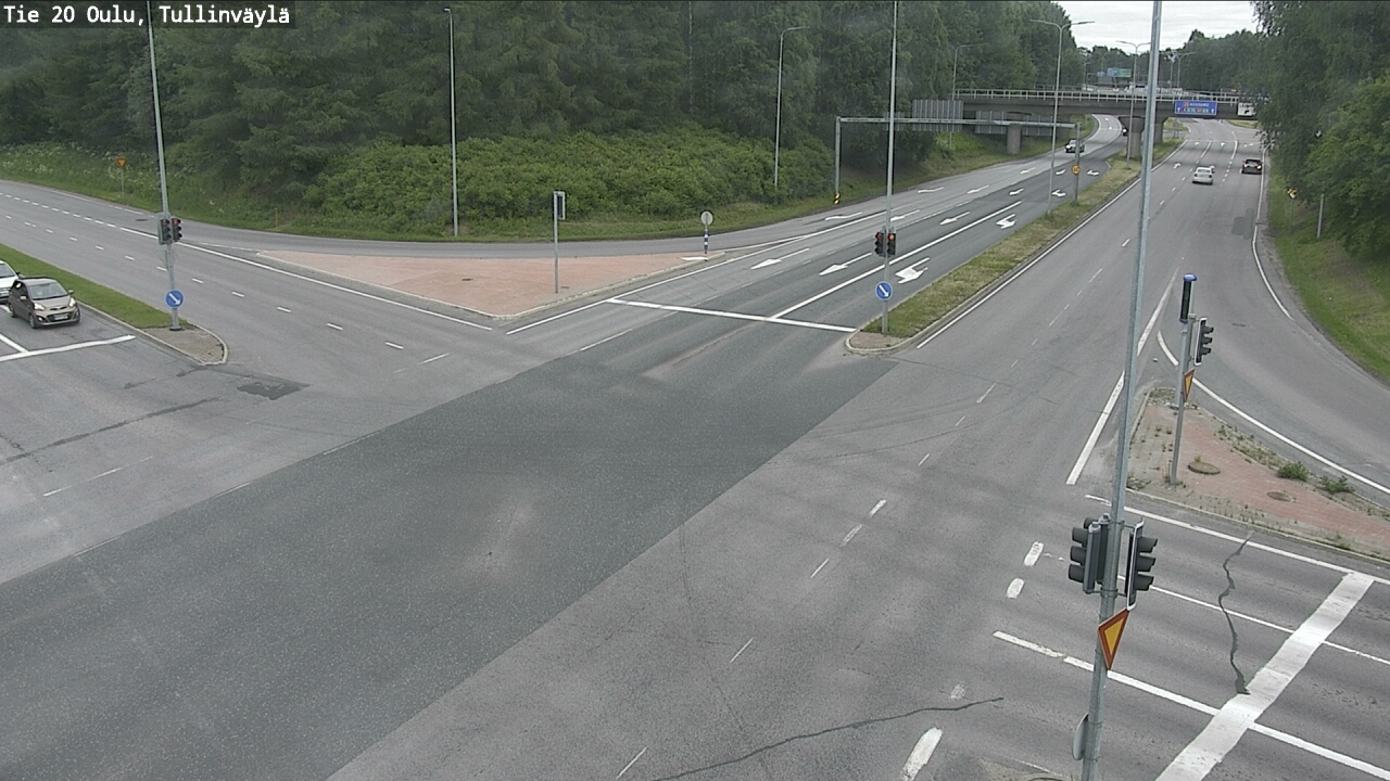Weather Camera Image Väg 20 Uleåborg, Tullinväylä, Oulu, Pohjois-Pohjanmaa