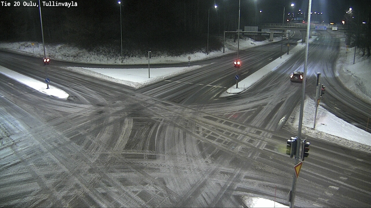 Weather Camera Image Väg 20 Uleåborg, Tullinväylä, Oulu, Pohjois-Pohjanmaa