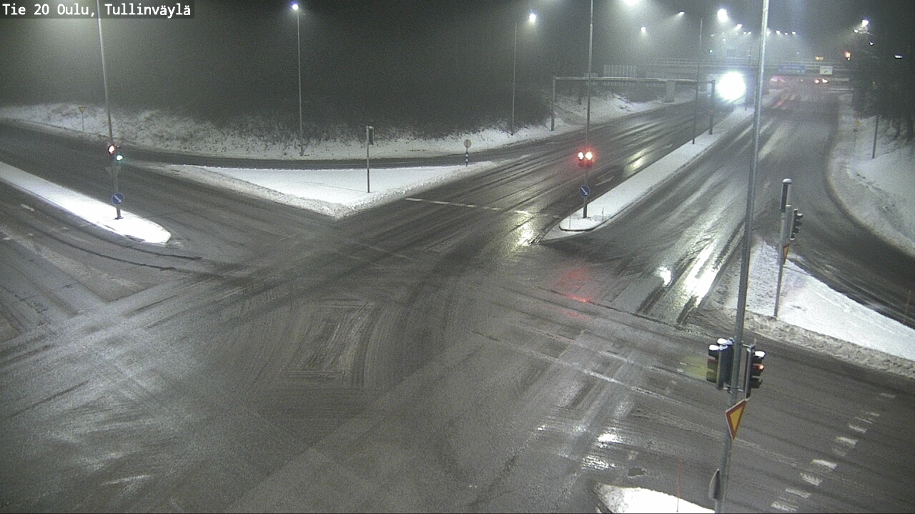 Weather Camera Image Väg 20 Uleåborg, Tullinväylä, Oulu, Pohjois-Pohjanmaa