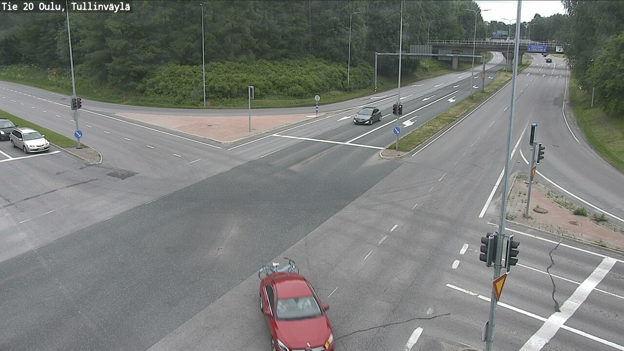 Weather Camera Image Väg 20 Uleåborg, Tullinväylä, Oulu, Pohjois-Pohjanmaa