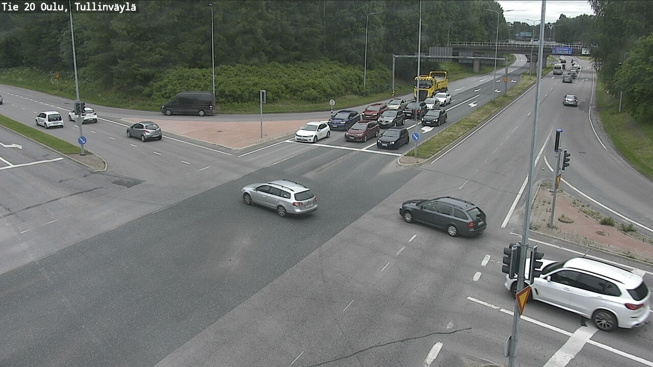 Weather Camera Image Väg 20 Uleåborg, Tullinväylä, Oulu, Pohjois-Pohjanmaa