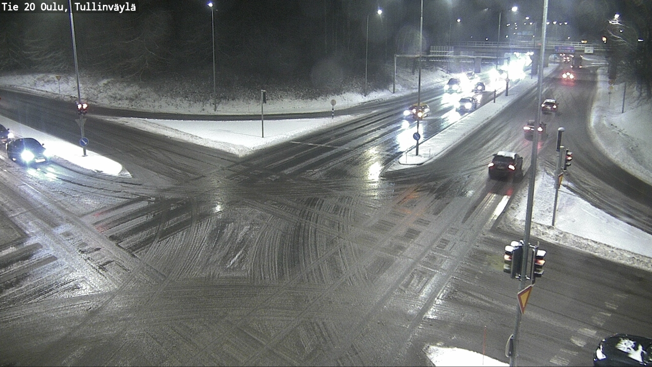 Weather Camera Image Väg 20 Uleåborg, Tullinväylä, Oulu, Pohjois-Pohjanmaa