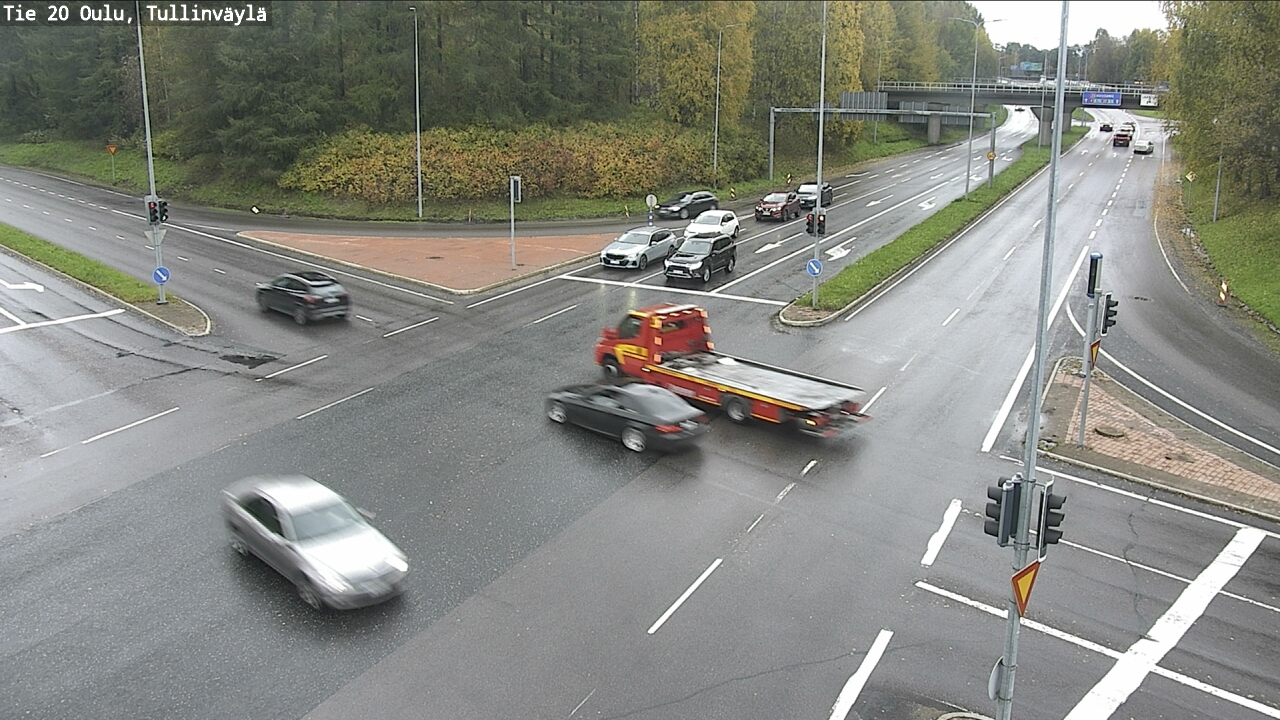Weather Camera Image Väg 20 Uleåborg, Tullinväylä, Oulu, Pohjois-Pohjanmaa