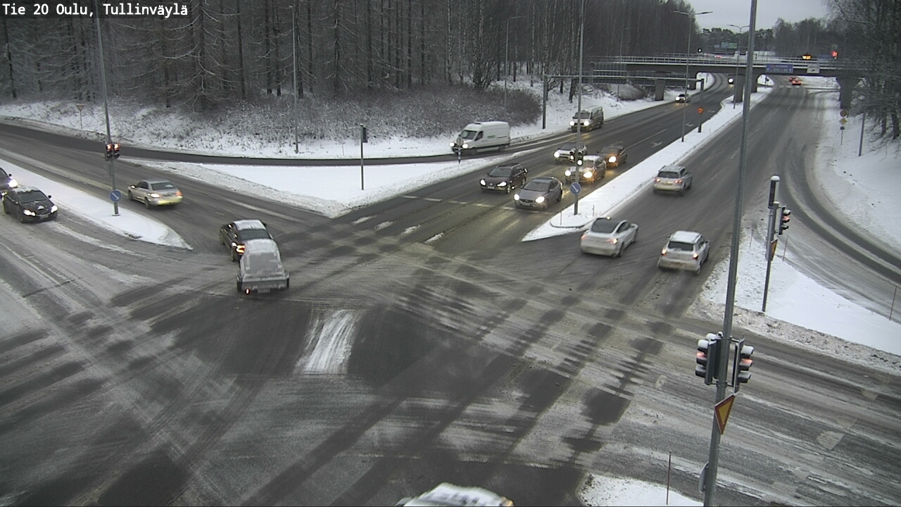 Weather Camera Image Väg 20 Uleåborg, Tullinväylä, Oulu, Pohjois-Pohjanmaa