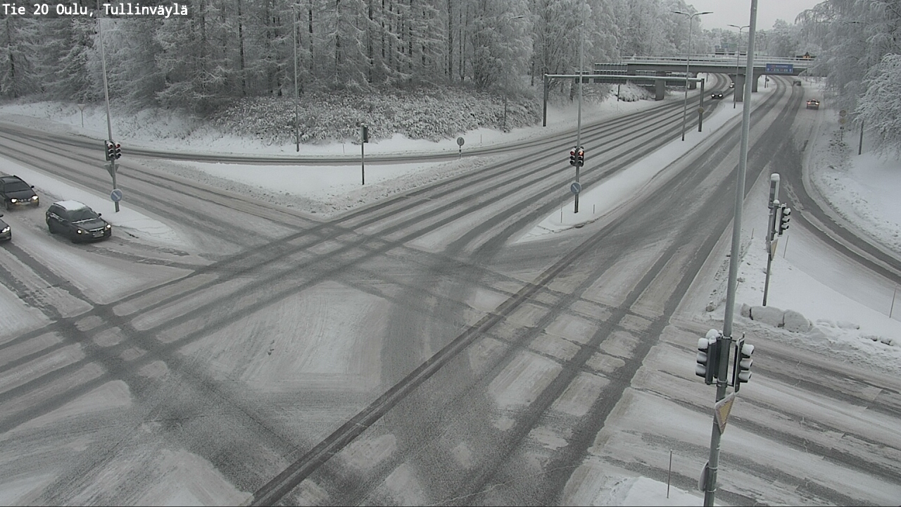 Weather Camera Image Väg 20 Uleåborg, Tullinväylä, Oulu, Pohjois-Pohjanmaa