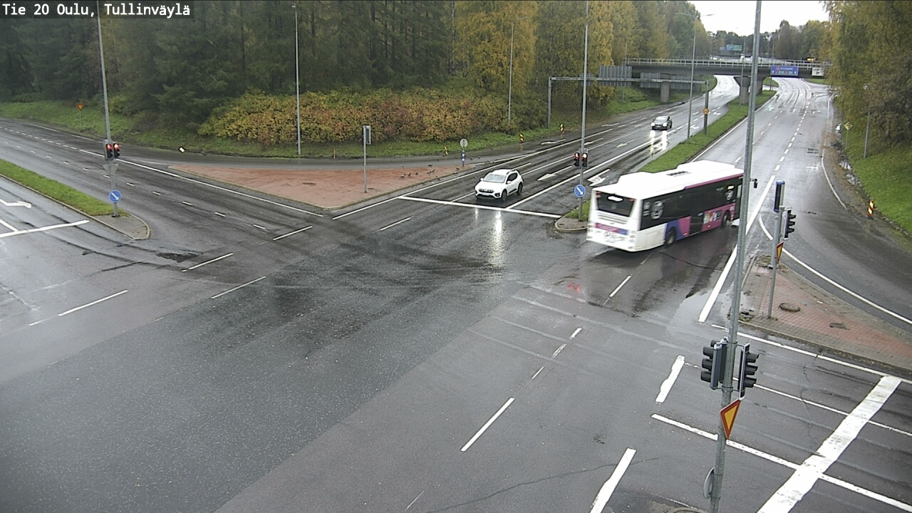 Weather Camera Image Road 20 Oulu, Tullinväylä, Oulu, Pohjois-Pohjanmaa