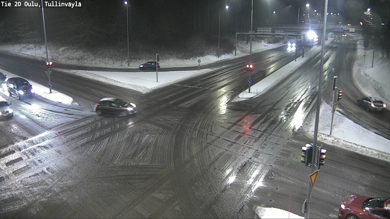 Weather Camera Image Väg 20 Uleåborg, Tullinväylä, Oulu, Pohjois-Pohjanmaa
