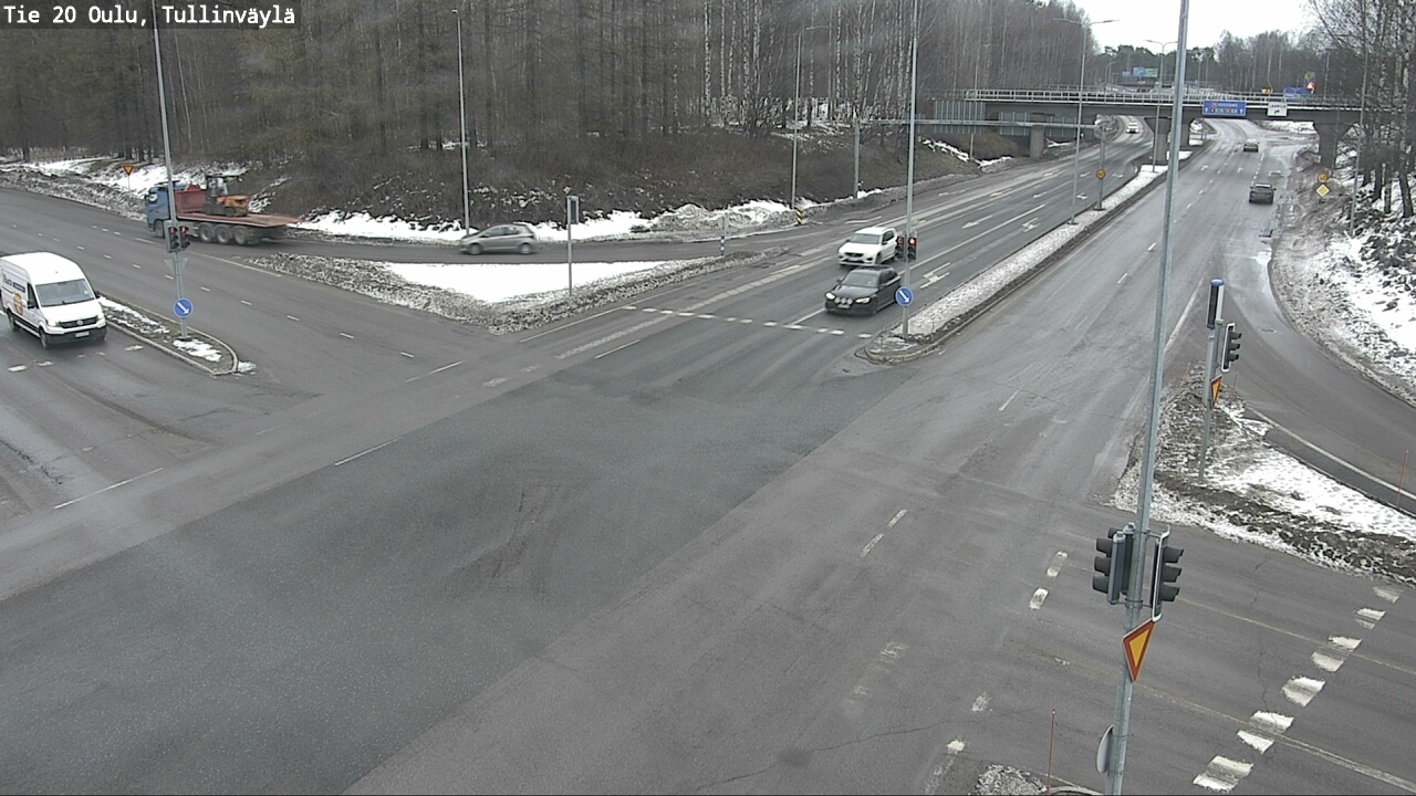 Weather Camera Image Road 20 Oulu, Tullinväylä, Oulu, Pohjois-Pohjanmaa
