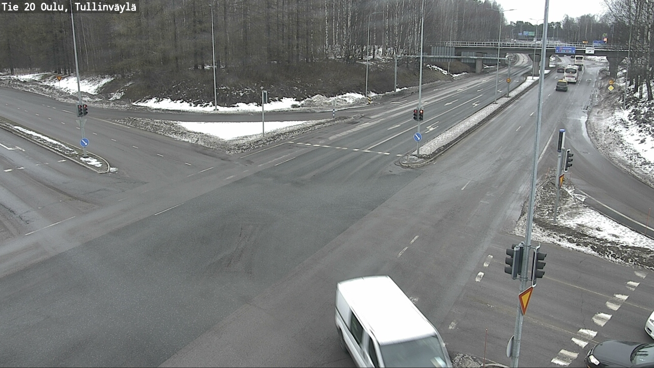 Weather Camera Image Road 20 Oulu, Tullinväylä, Oulu, Pohjois-Pohjanmaa