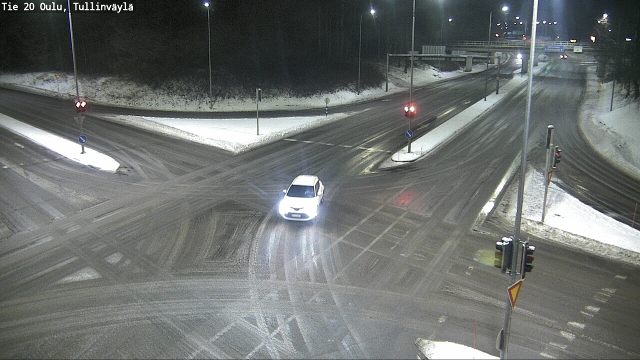 Weather Camera Image Väg 20 Uleåborg, Tullinväylä, Oulu, Pohjois-Pohjanmaa