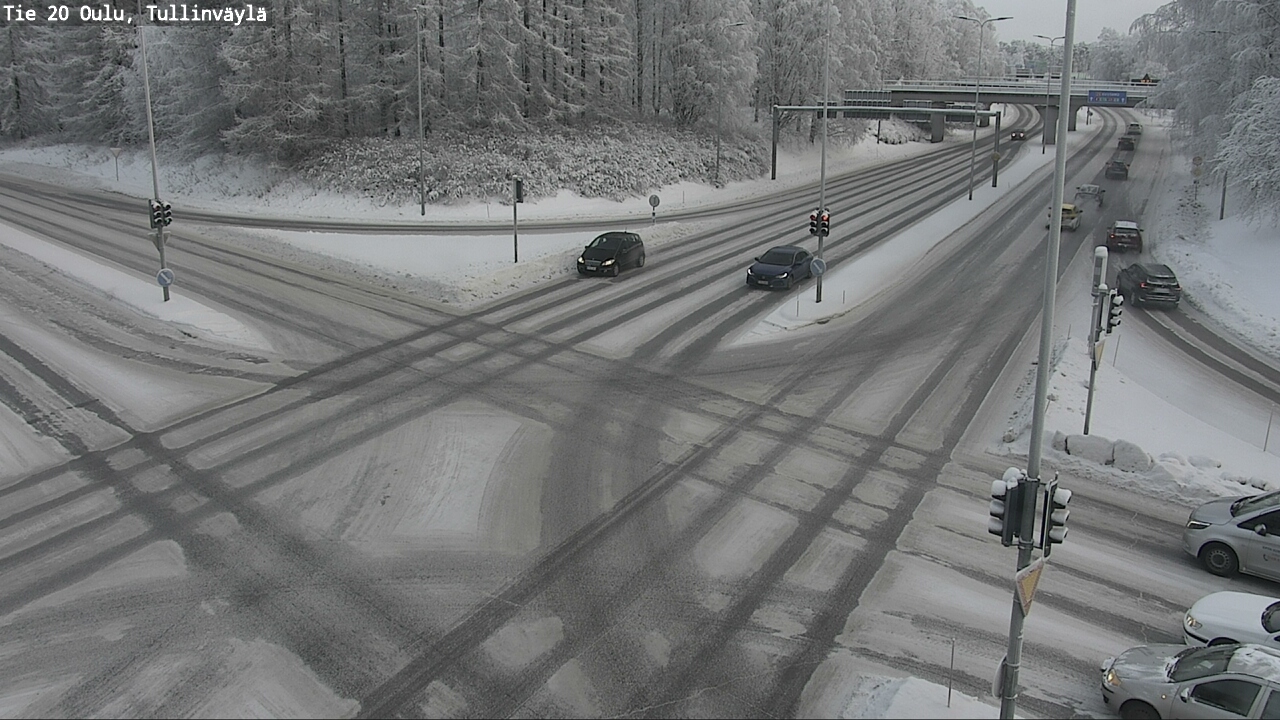 Weather Camera Image Väg 20 Uleåborg, Tullinväylä, Oulu, Pohjois-Pohjanmaa