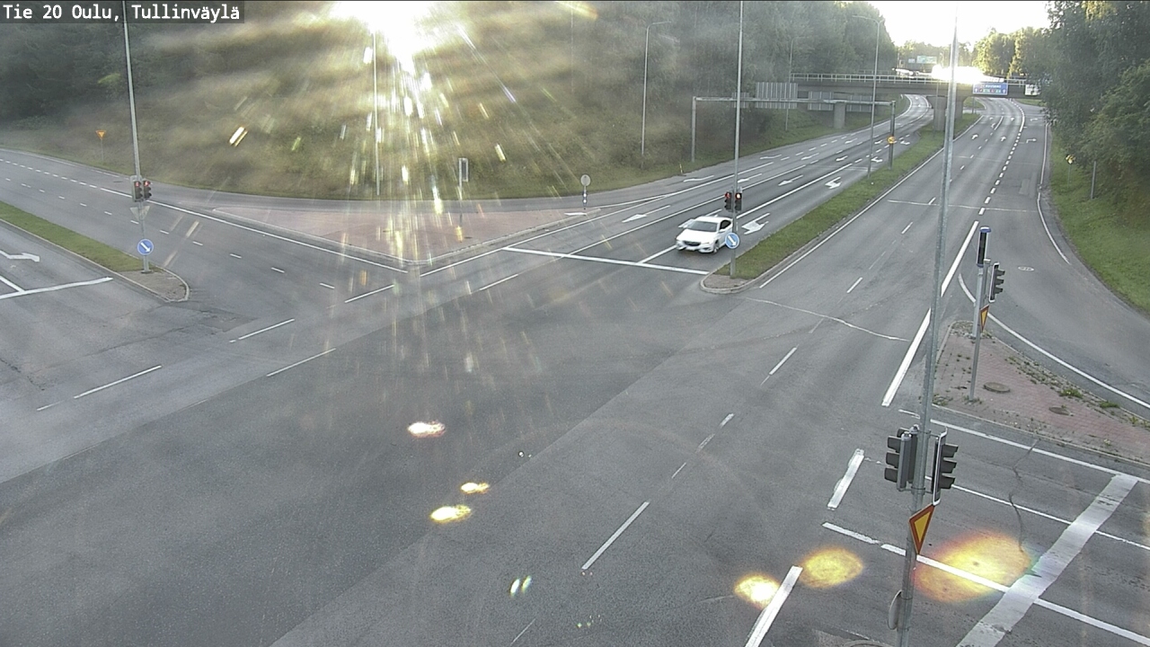 Weather Camera Image Road 20 Oulu, Tullinväylä, Oulu, Pohjois-Pohjanmaa