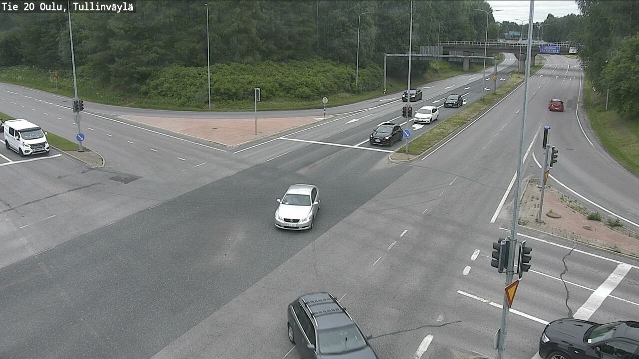 Weather Camera Image Väg 20 Uleåborg, Tullinväylä, Oulu, Pohjois-Pohjanmaa