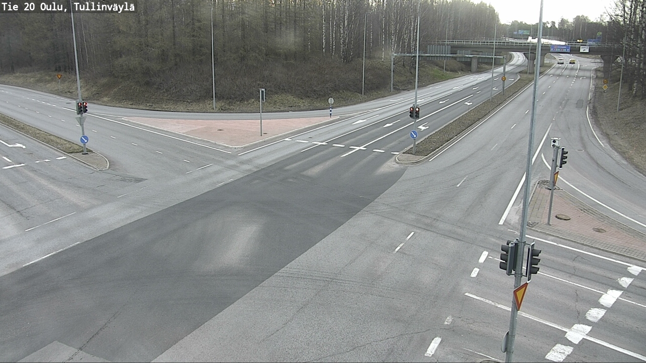 Weather Camera Image Väg 20 Uleåborg, Tullinväylä, Oulu, Pohjois-Pohjanmaa