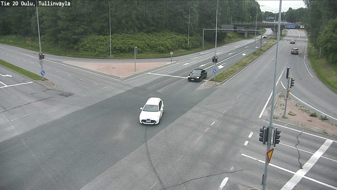 Weather Camera Image Väg 20 Uleåborg, Tullinväylä, Oulu, Pohjois-Pohjanmaa