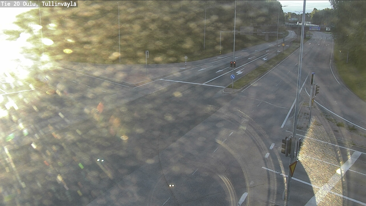 Weather Camera Image Väg 20 Uleåborg, Tullinväylä, Oulu, Pohjois-Pohjanmaa