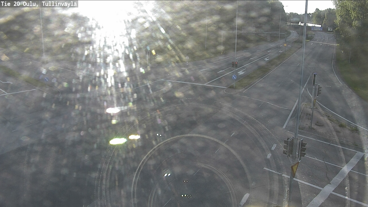 Weather Camera Image Väg 20 Uleåborg, Tullinväylä, Oulu, Pohjois-Pohjanmaa