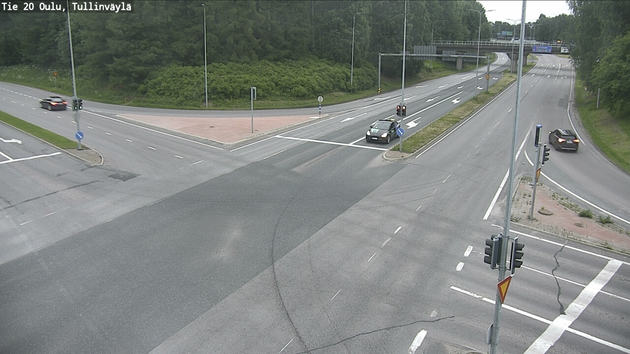 Weather Camera Image Väg 20 Uleåborg, Tullinväylä, Oulu, Pohjois-Pohjanmaa