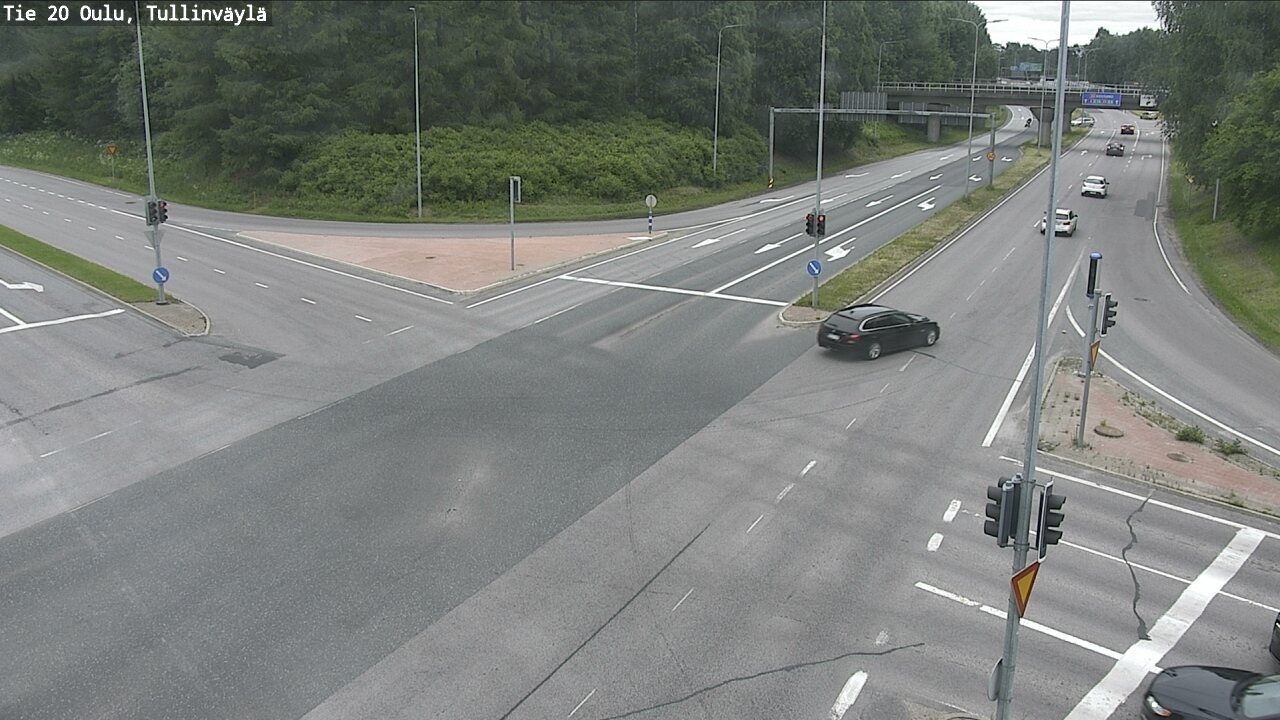 Weather Camera Image Väg 20 Uleåborg, Tullinväylä, Oulu, Pohjois-Pohjanmaa