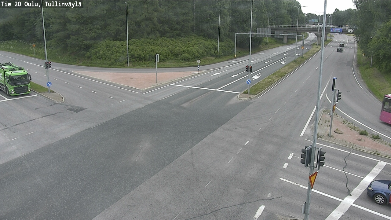 Weather Camera Image Väg 20 Uleåborg, Tullinväylä, Oulu, Pohjois-Pohjanmaa
