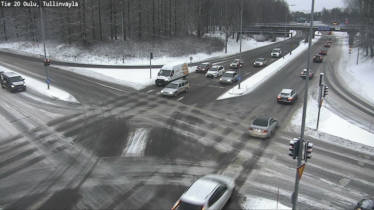 Weather Camera Image Väg 20 Uleåborg, Tullinväylä, Oulu, Pohjois-Pohjanmaa
