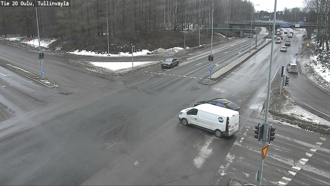 Weather Camera Image Road 20 Oulu, Tullinväylä, Oulu, Pohjois-Pohjanmaa