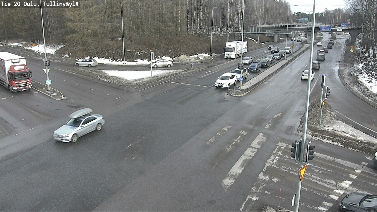 Weather Camera Image Road 20 Oulu, Tullinväylä, Oulu, Pohjois-Pohjanmaa