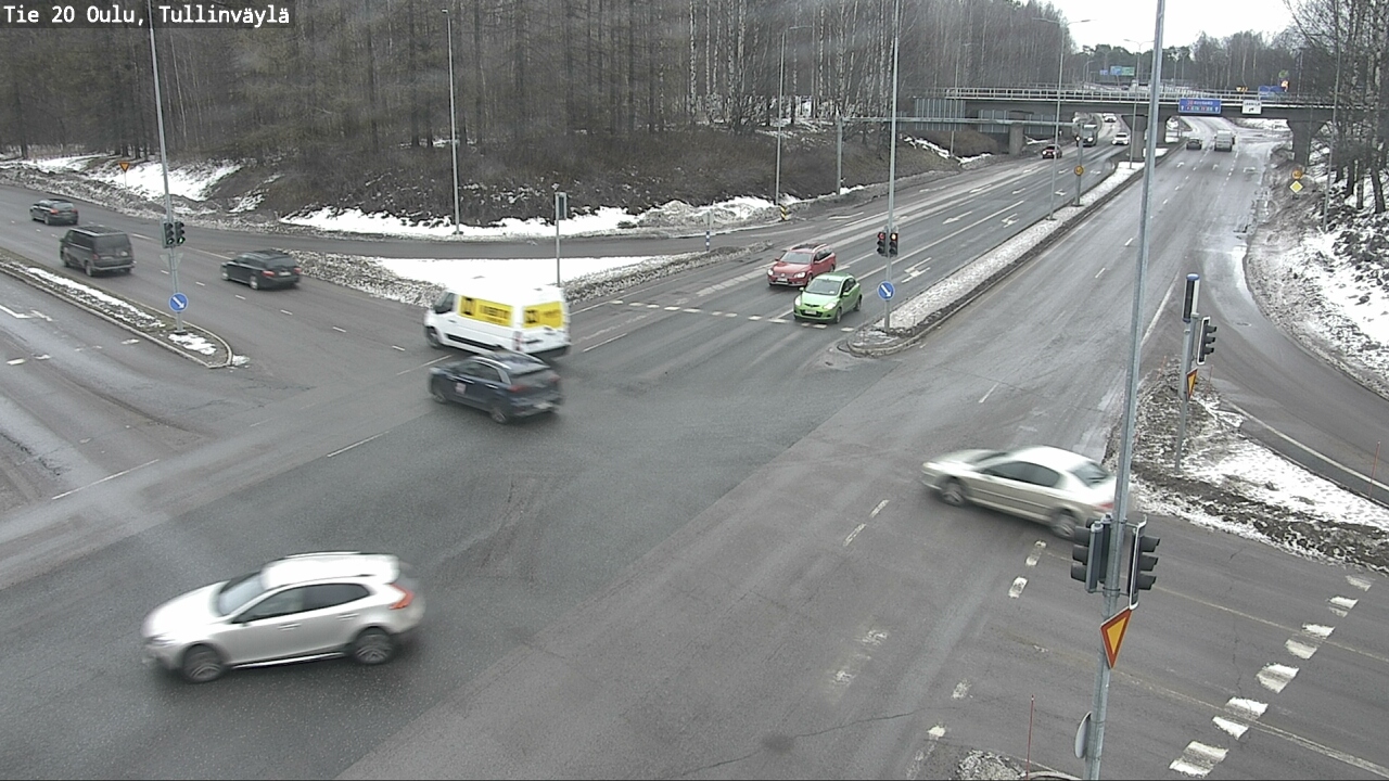 Weather Camera Image Road 20 Oulu, Tullinväylä, Oulu, Pohjois-Pohjanmaa